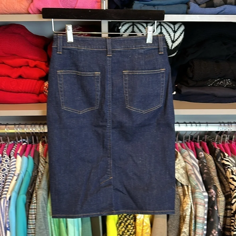 J Crew Indigo Denim skirt size 25 NWT
